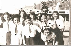 SCOUTISME ECLAIREUSES NEUTRES 1949